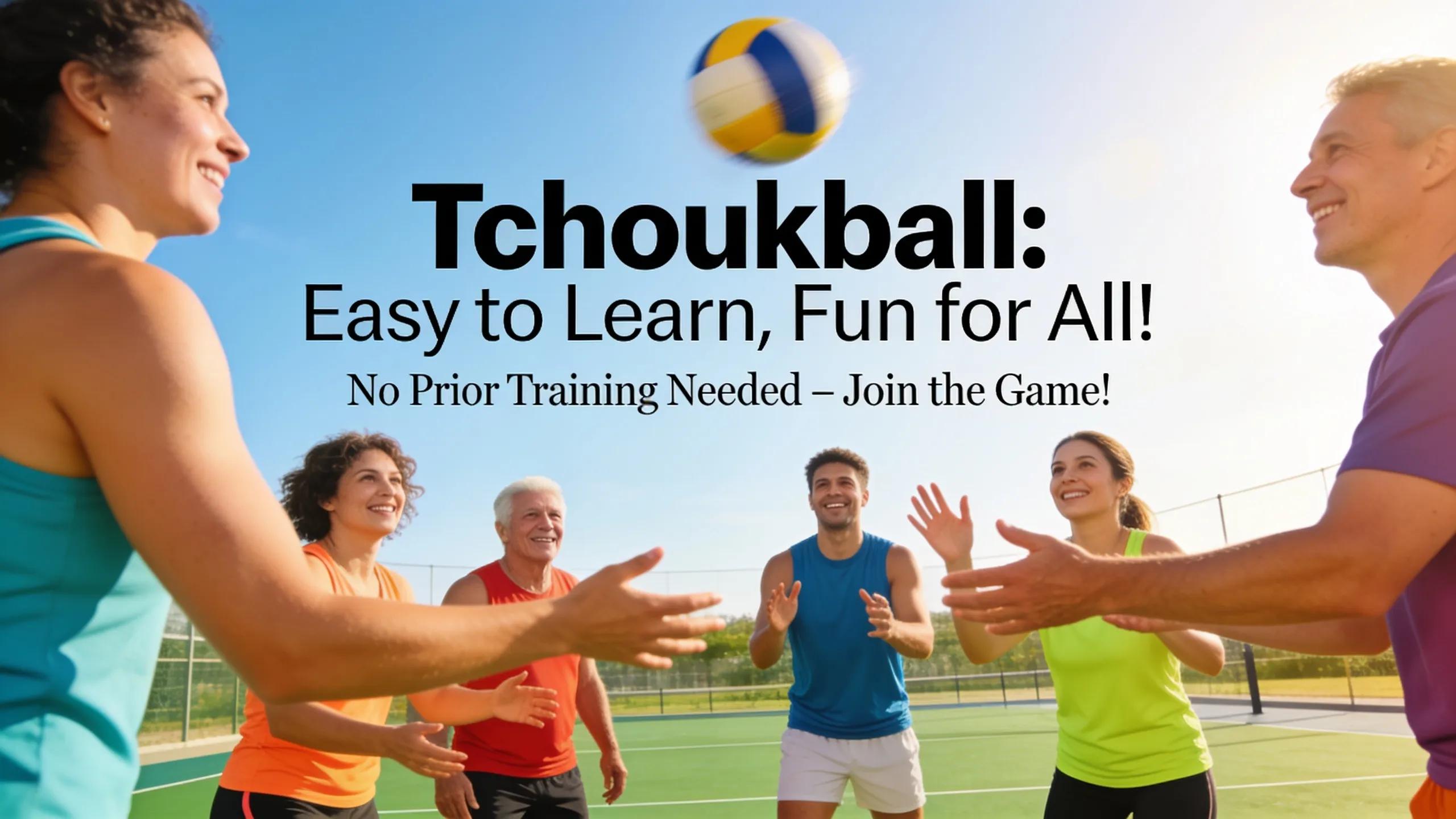 Tchoukball is easy to learn, which lets mixed-experience groups join a session without prior training